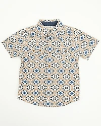 Cody James Toddler Boys' High Plains Southwestern Print Short Sleeve Western Shirt