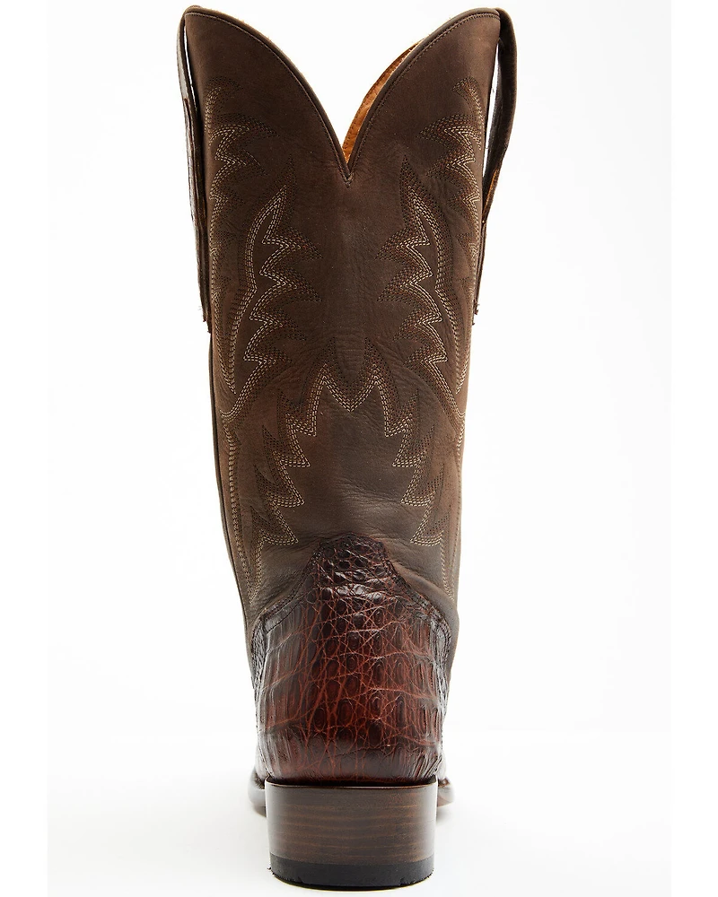 El Dorado Men's Exotic Caiman Western Boots - Round Toe