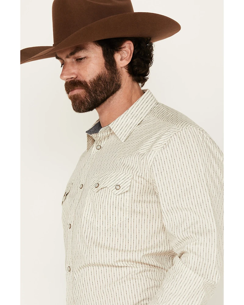 Cody James Men's Rex Striped Long Sleeve Snap Western Shirt