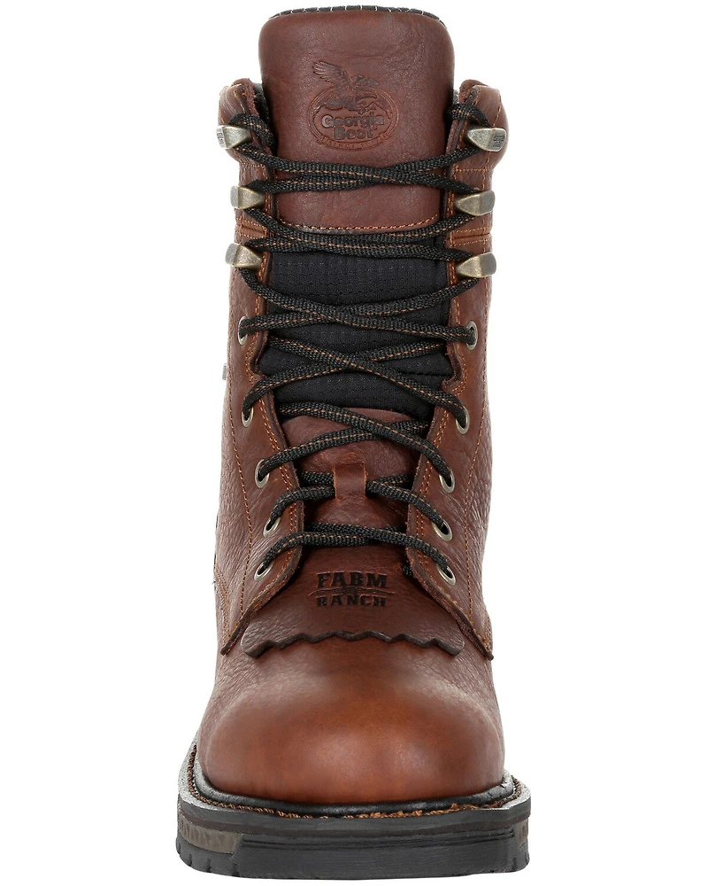 Georgia Boot Men's Carbo-Tec LT Waterproof Lacer Work Boots - Soft Toe