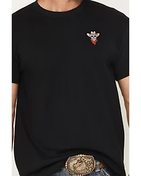 Riot Society Men's Skull Cowboy Short Sleeve Graphic T-Shirt
