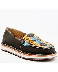 Myra Bag Women's Laguna Southwestern Print Slip-On Sneakers - Moc Toe