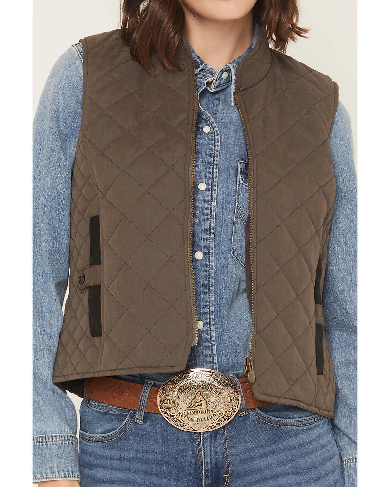 Outback Trading Co Women's Quilted Riding Vest
