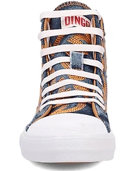 Dingo Women's Denim Western Stitched High-Top Sneakers