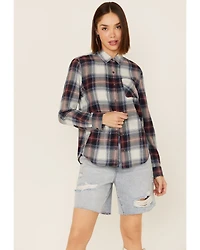 Flag & Anthem Women's Long Sleeve Pocket Button Shirt