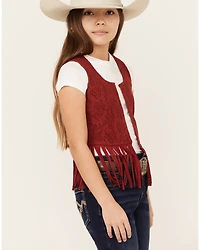 Shyanne Girls' Fringe Lace Vest