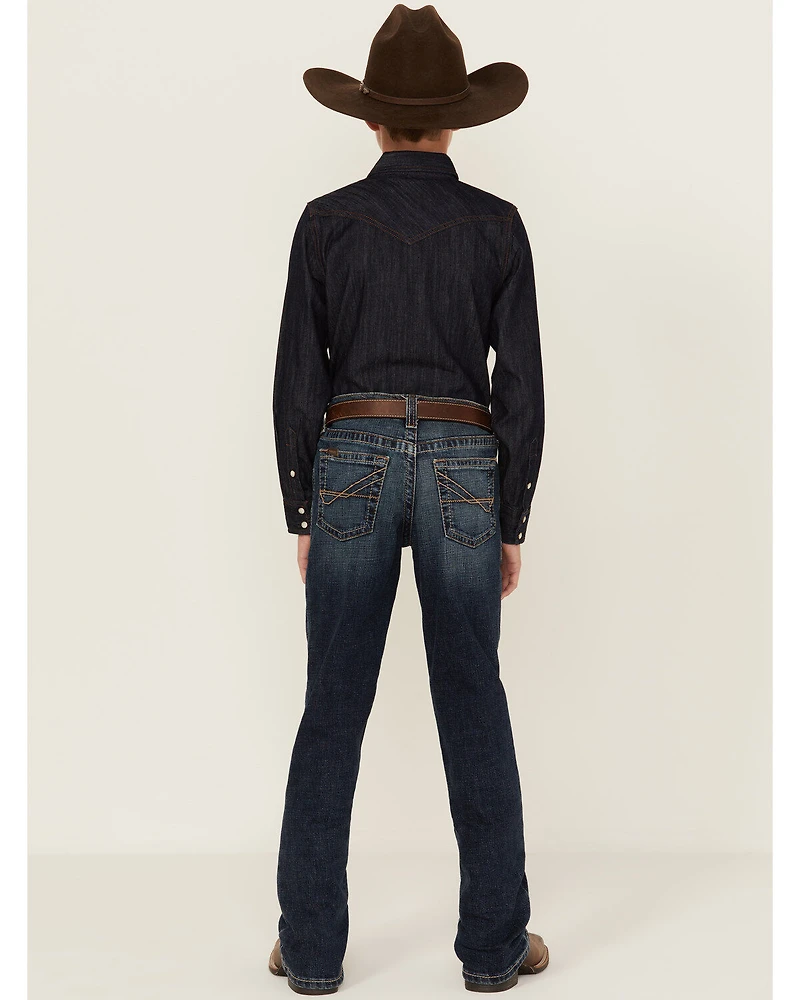 Ariat Boys' Relaxed Bootcut Denim Jeans