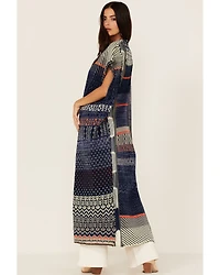 Free People Women's Blue Skies Maxi Vest