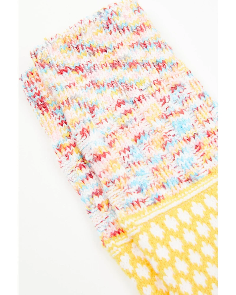 World's Softest Women's Holiday Gallery Whimsical Crew Socks