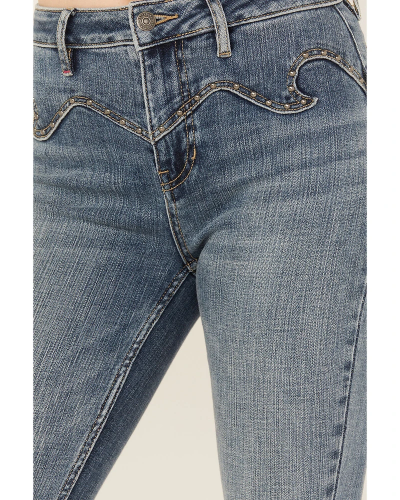 Idyllwind Women's Beasley Gypsy High Rise Western Yoke Stretch Bootcut Jeans