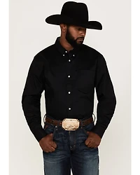 RANK 45® Men's Basic Twill Long Sleeve Button-Down Western Shirt - Tall
