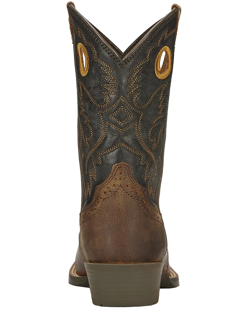 Ariat Boys' Roughstock Western Boots - Square Toe