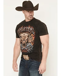 Affliction Men's American Exhaust Short Sleeve Graphic T-Shirt