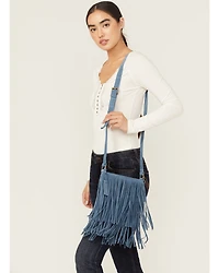 Idyllwind Women's Camarillo Fringe Suede Crossbody Bag