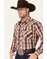 Cowboy Hardware Men's Hermosillo Plaid Print Long Sleeve Snap Western Shirt