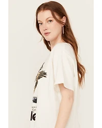 Wrangler X Diamond Cross Ranch Women's Eagle Short Sleeve Graphic Tee