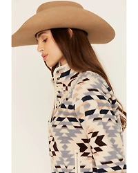 Shyanne Women's Southwestern Print Polar Fleece Pullover