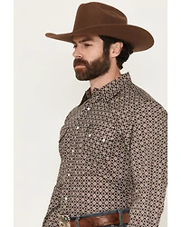 Cinch Men's Geo Print Long Sleeve Snap Western Shirt