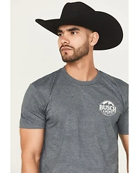 Buckwear Men's Busch Desert Beer Short Sleeve Graphic T-Shirt