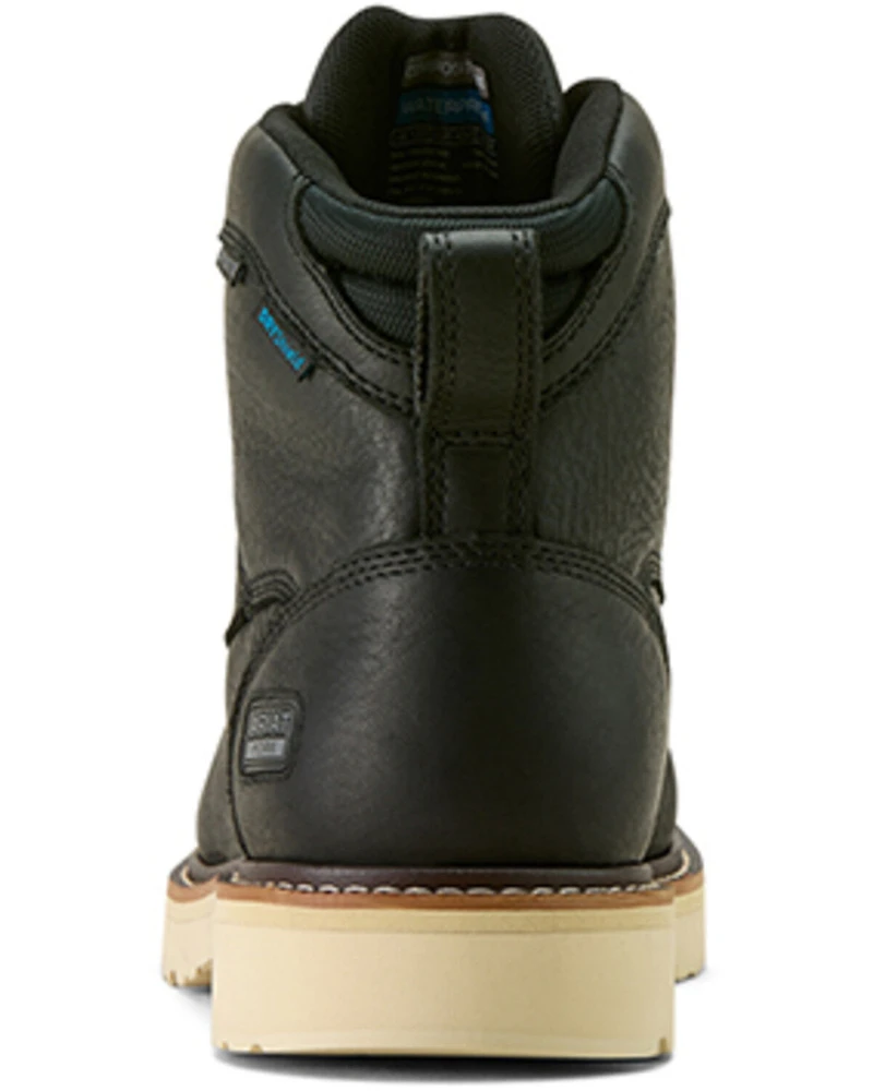 Ariat Men's 6" Rebar Lift Waterproof Moc Work Boots - Composite Toe
