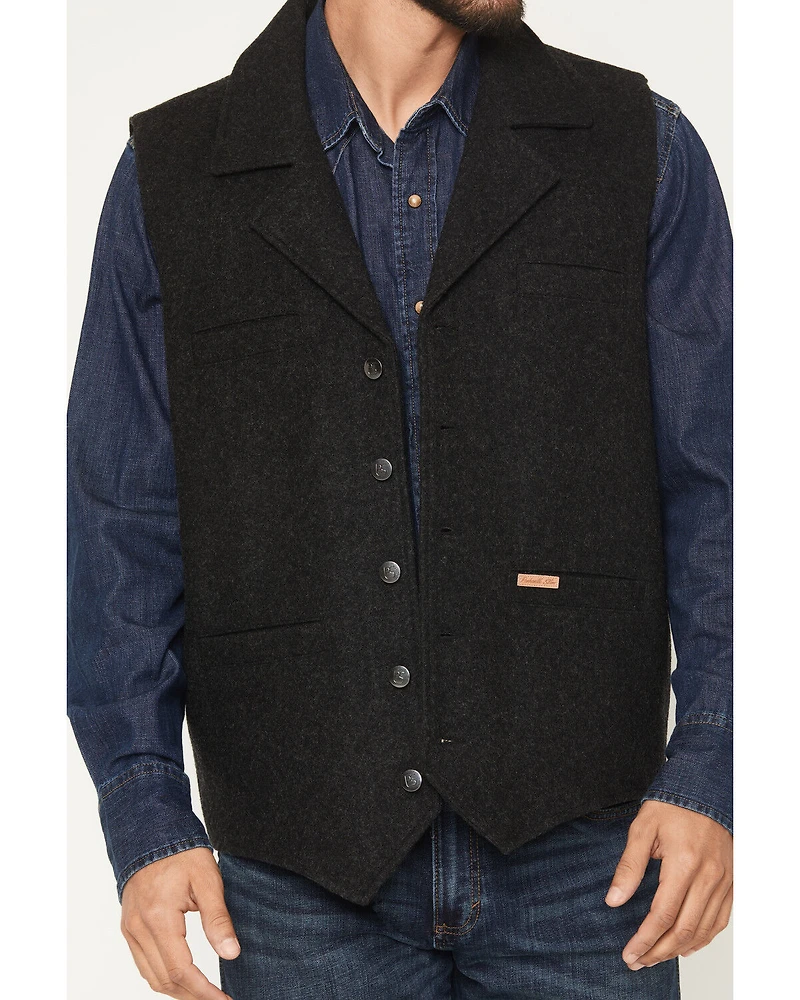 Panhandle Slim Men's Montana Wool Button-Down Vest