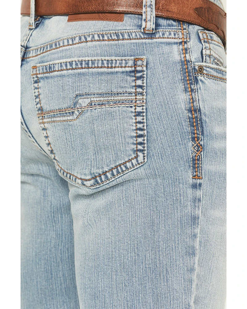 Cody James Men's Cyclone Wash Jackson Slim Straight Stretch Denim Jeans
