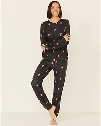PJ Salvage Women's Lil Hearts Lounge Pants