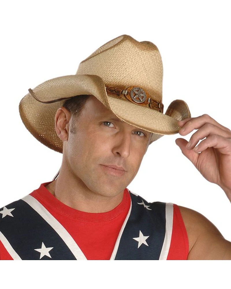 Bullhide Men's Star Central Straw Hat