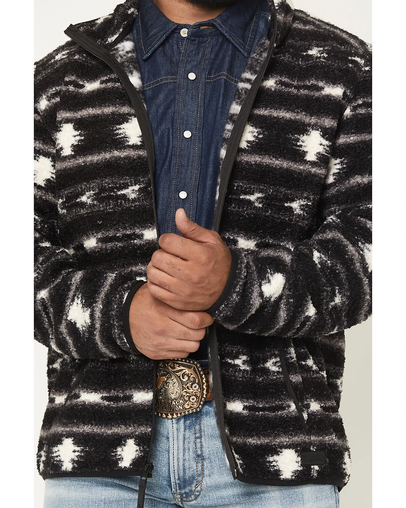Rock & Roll Denim Men's Southwestern Striped Berber Jacket