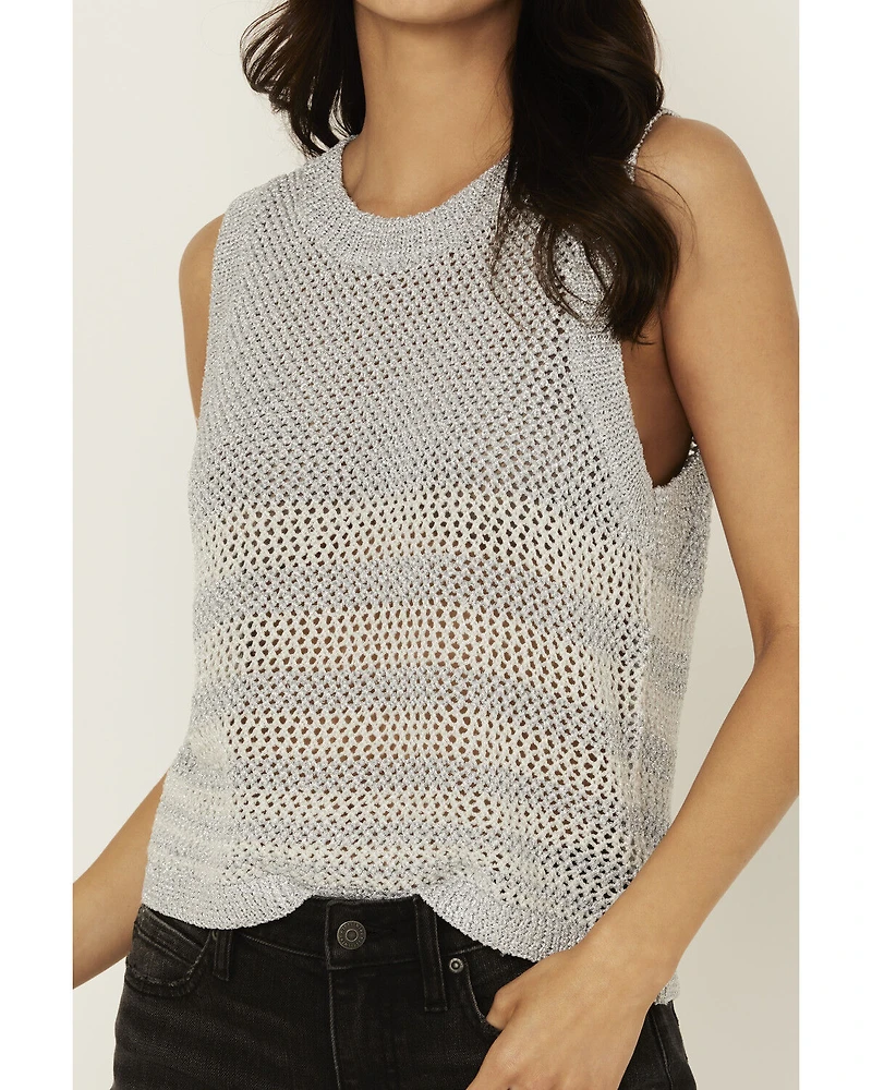 Sadie & Sage Women's Striped Sweater Tank