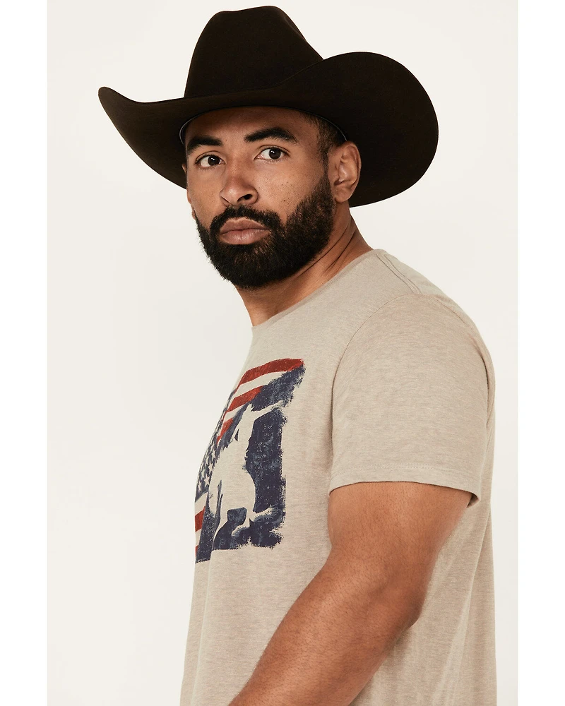 Cody James Men's Flag Cowboy Short Sleeve Graphic T-Shirt