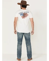 Moonshine Spirit Men's Slasher Wash Decker Slim Straight Rigid Denim Jeans
