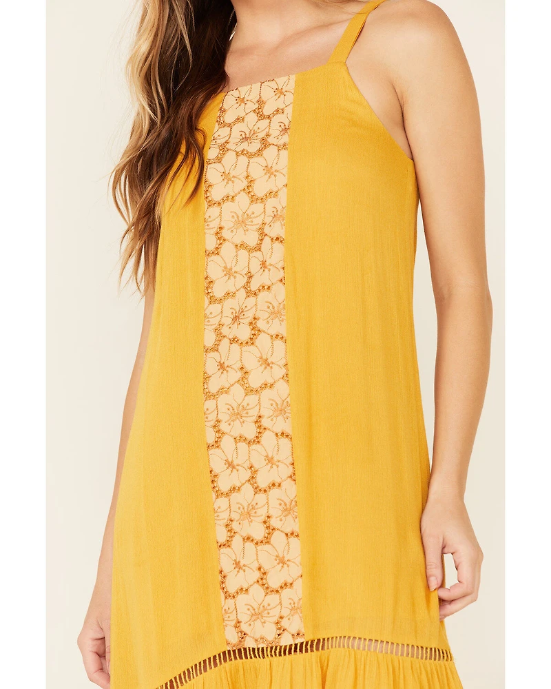 Miss Me Women's Crochet Midi Dress