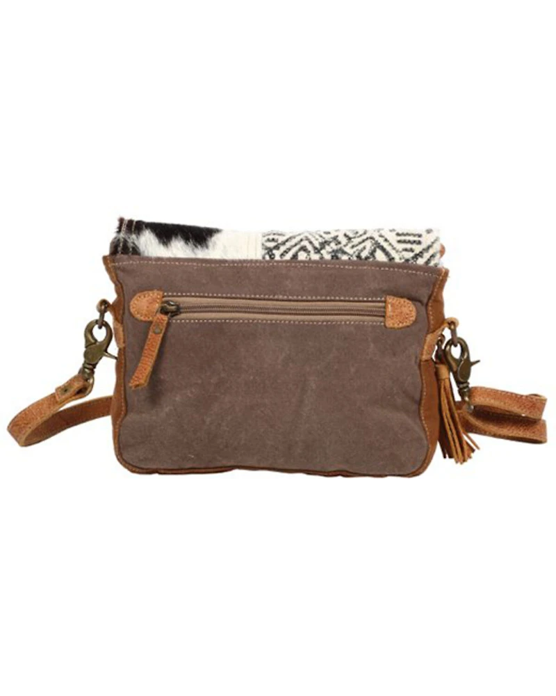 Myra Bag Women's Rug And Hairon Flap Messenger Bag