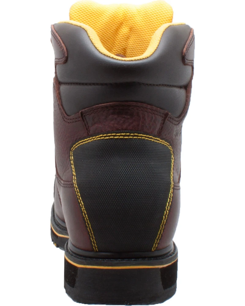 Ad Tec Men's 6" Leather EH Waterproof Work Boots - Steel Toe