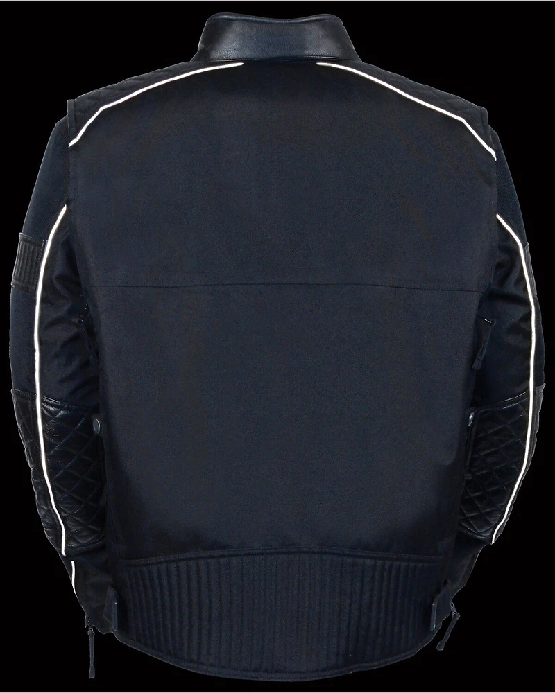 Milwaukee Leather Men's Textile Scooter Jacket - 4X