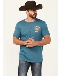 Moonshine Spirit Men's Mariachi Mandala Short Sleeve Graphic T-Shirt
