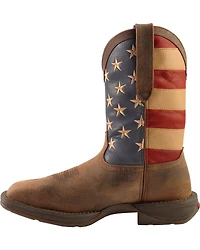 Rebel by Durango Men's Steel Toe American Flag Western Work Boots