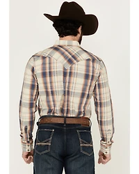 Cody James Men's Pay Day Plaid Print Long Sleeve Snap Western Shirt