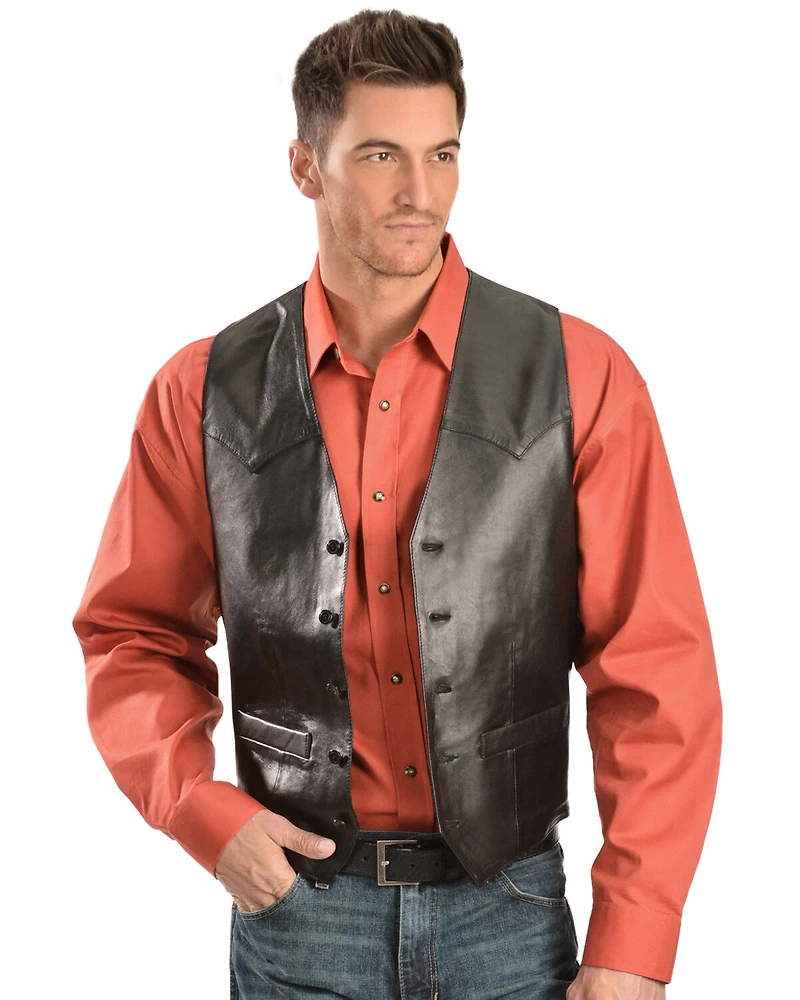 Scully Lamb Leather Vest - Big