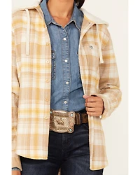 Kimes Ranch Delano Plaid Print Hooded Flannel Jacket