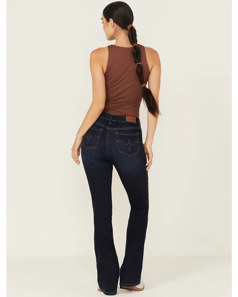 Shyanne Women's Celeste High Rise Sculpt Bootcut Stretch Denim Jeans