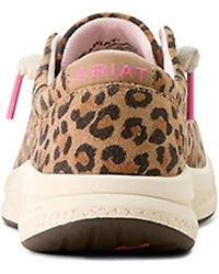 Ariat Women's Leopard Print Buckeye Casual Shoes - Moc Toe