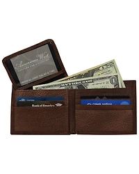 American West Men's Bi-Fold Tooled Wallet