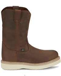 Justin Men's Pull-On Work Boots - Steel Toe