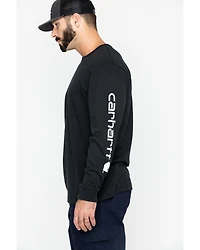 Carhartt Men's Loose Fit Heavyweight Long Sleeve Logo Graphic Work T-Shirt - Big & Tall