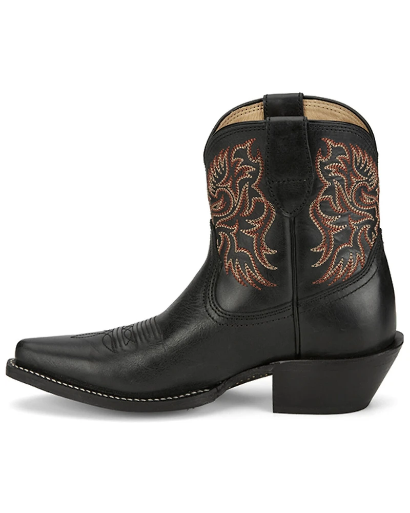 Justin Vintage Women's Isabella Western Booties - Snip Toe