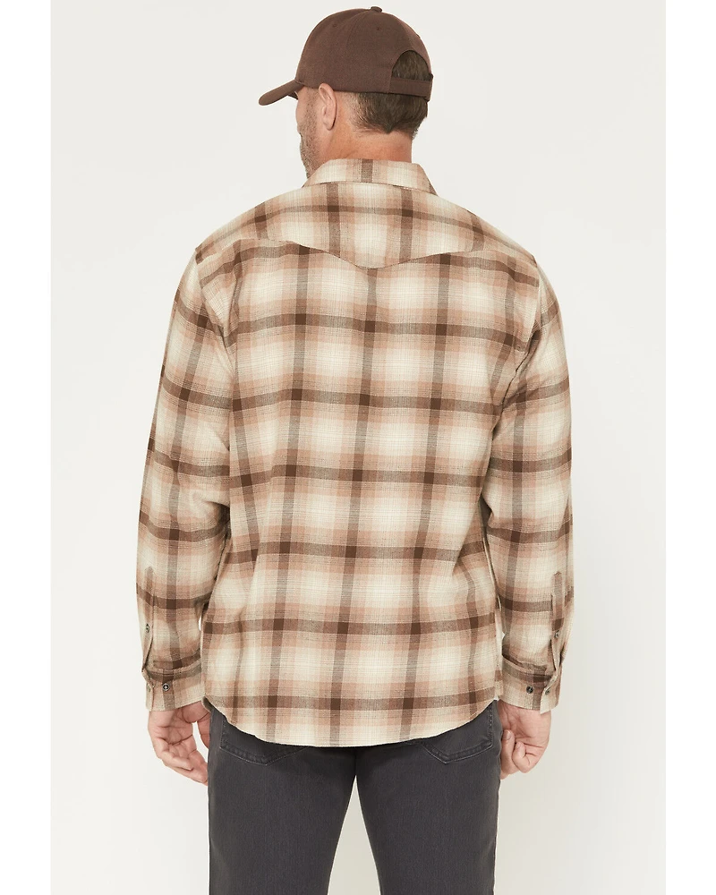 Thorogood Men's Plaid Print Long Sleeve Snap Flannel Shirt