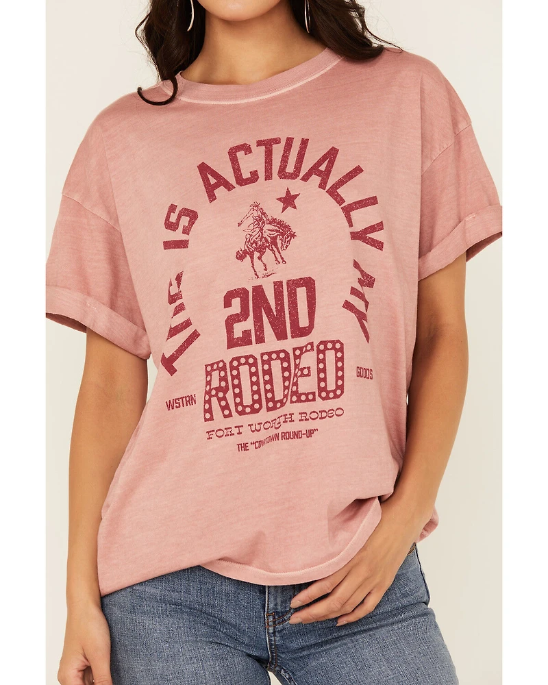Girl Dangerous Women's 2nd Rodeo Short Sleeve Graphic Tee