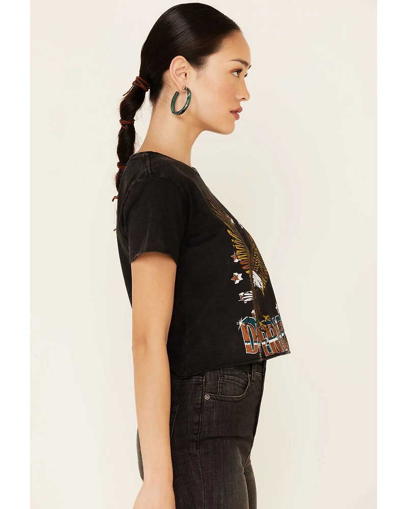Country Deep Women's Acid Washed Desperado Graphic Tee